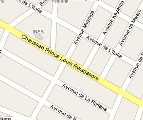 Preferential Trade Area Bank HQ Location Map