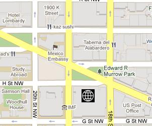 World Bank Group HQ Location Map