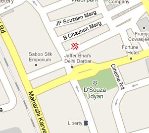 Arab Bangladesh Bank India HQ Location Map