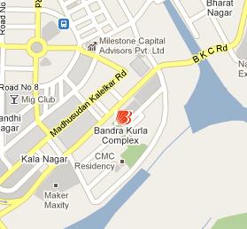 Bank of Baroda HQ Location Map