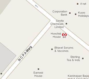 Bank of Tokyo-Mitsubishi UFJ India HQ Location Map