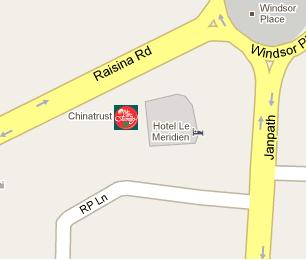 ChinaTrust Commercial Bank India HQ Location Map