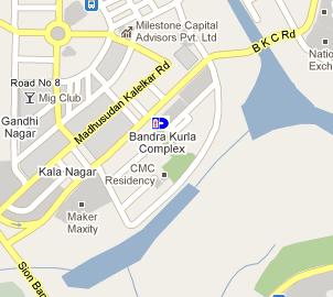 Dena Bank HQ Location Map