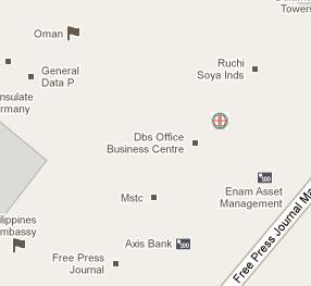 Oman International Bank India HQ Location Map