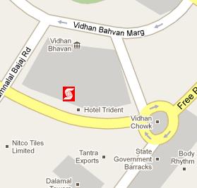 Bank of Nova Scotia India HQ Location Map