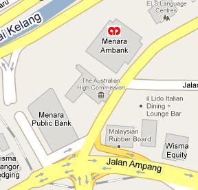 AmIslamic Bank HQ Location Map