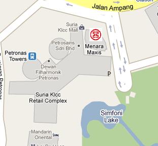 ICBC Malaysia HQ Location Map