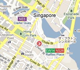 OCBC Bank HQ Location Map