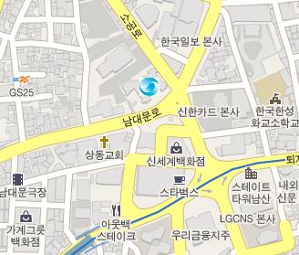 Bank of Korea HQ Location Map