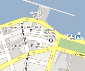 Maldives Monetary Authority HQ Location Map
