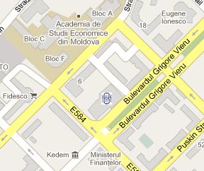 National Bank of Moldova HQ Location Map